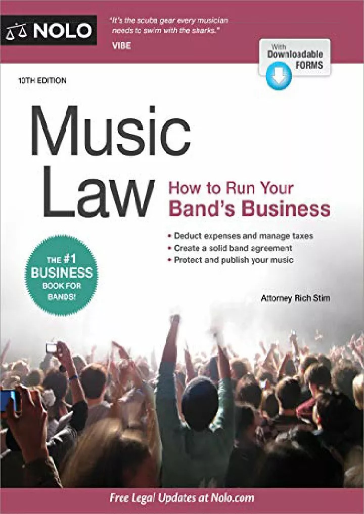 music law how to run your band s business