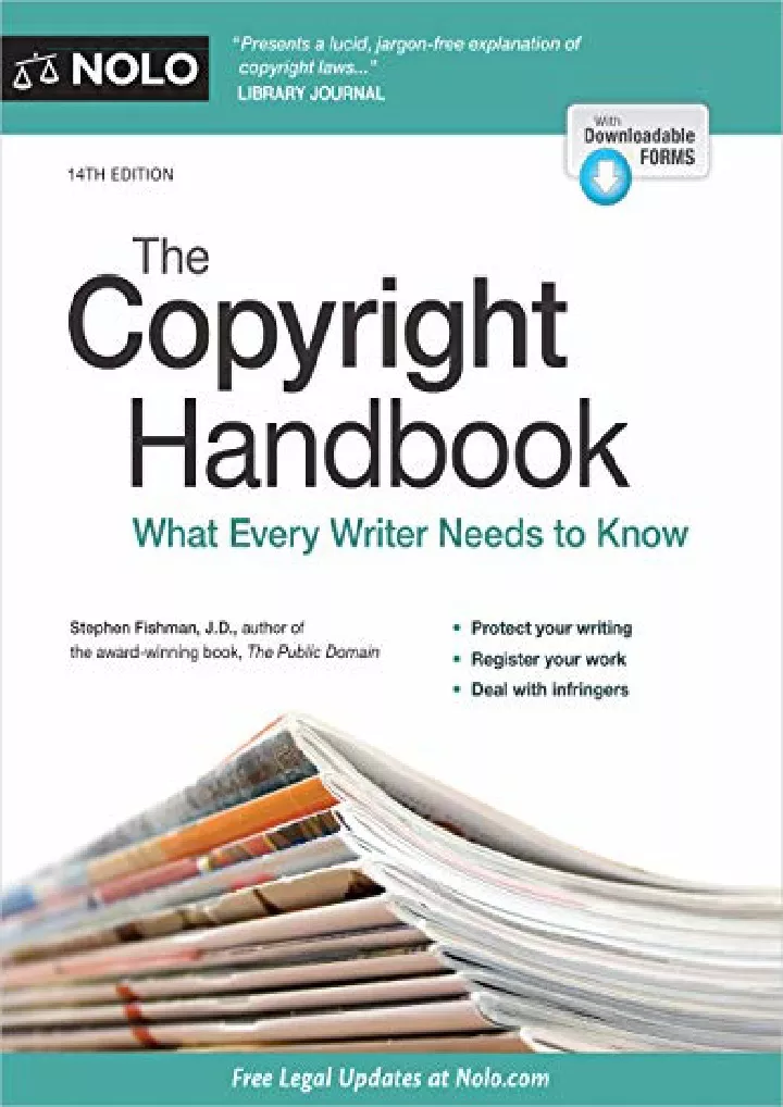 copyright handbook the what every writer needs