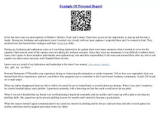 report essay sample