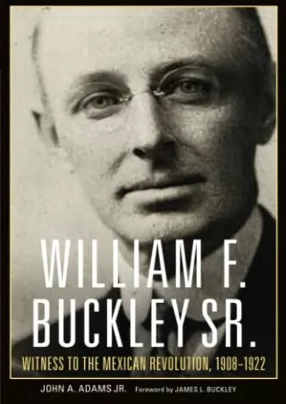 [PDF] DOWNLOAD EBOOK William F. Buckley, Sr. bestseller