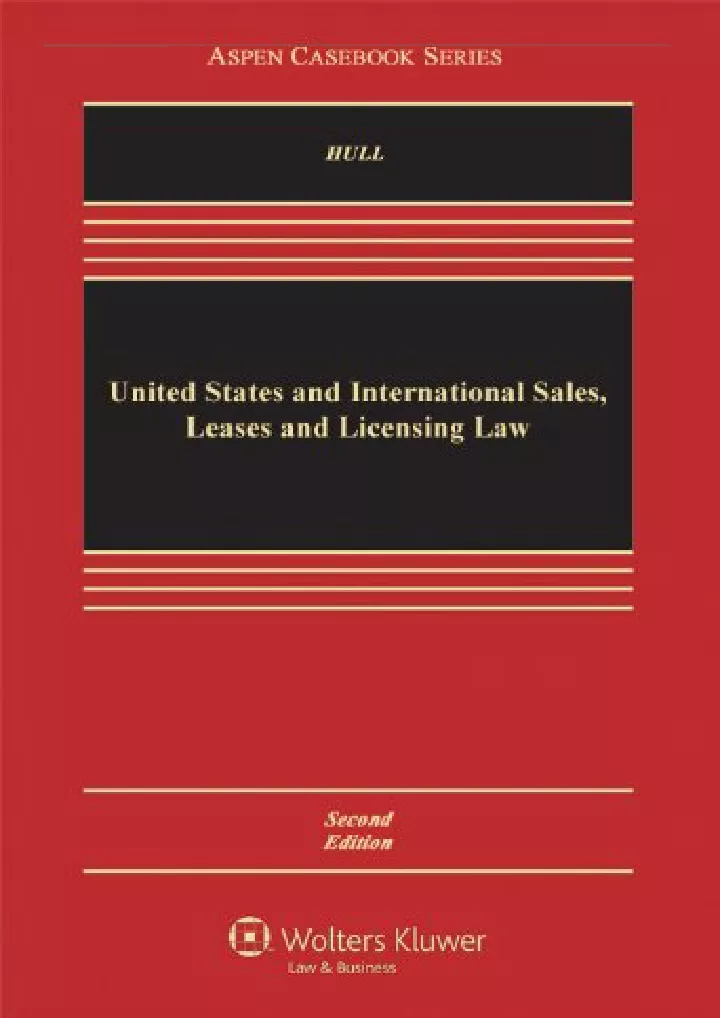 u s and international sales lease and licensing