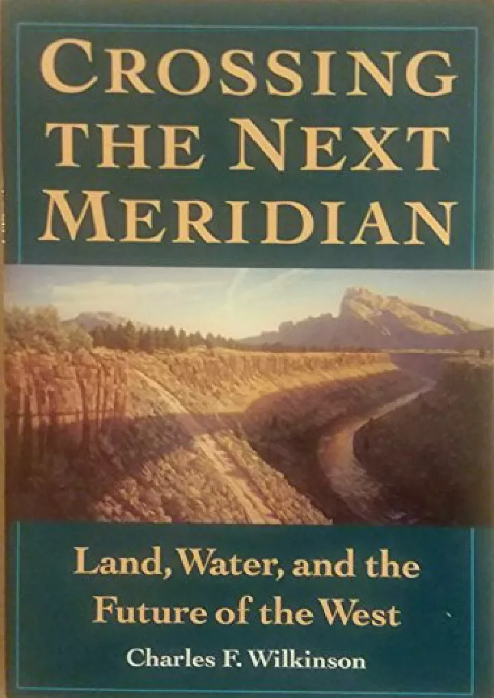 crossing the next meridian land water