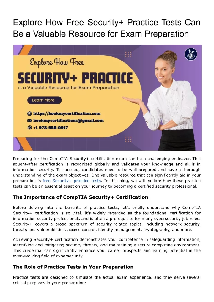 PPT - Explore How Free Security Practice Tests Can Be A Valuable ...