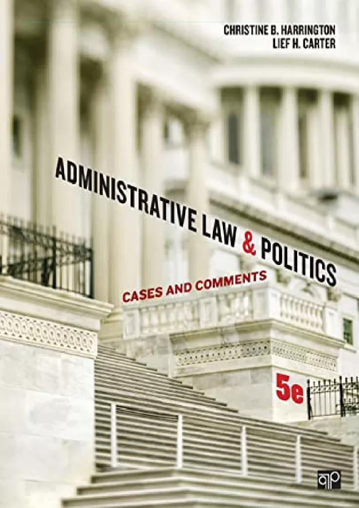administrative law and politics cases