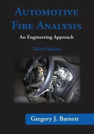 PDF/READ Automotive Fire Analysis, Third Edition read