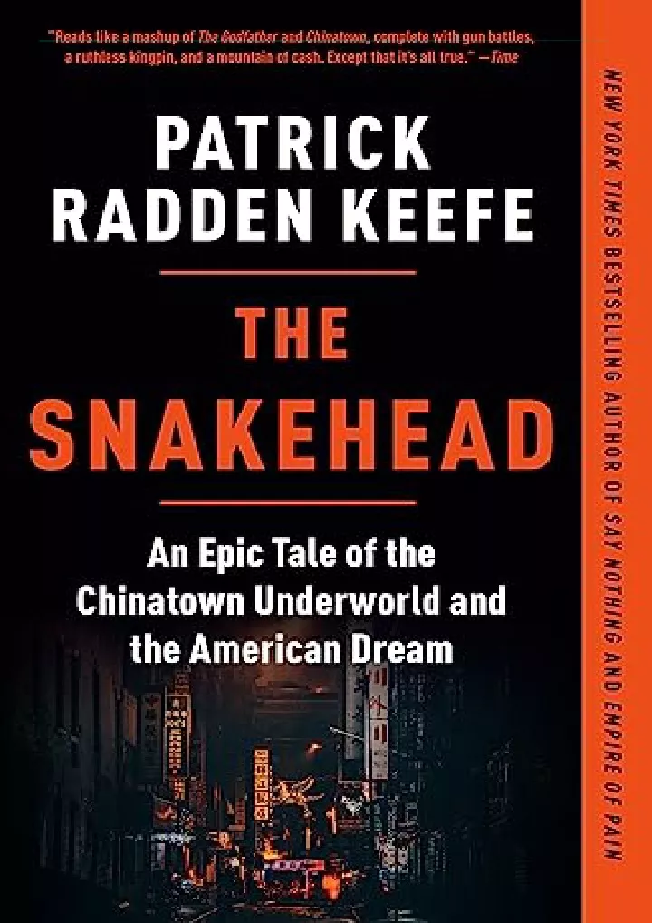 the snakehead an epic tale of the chinatown