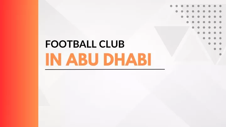 football club in abu dhabi