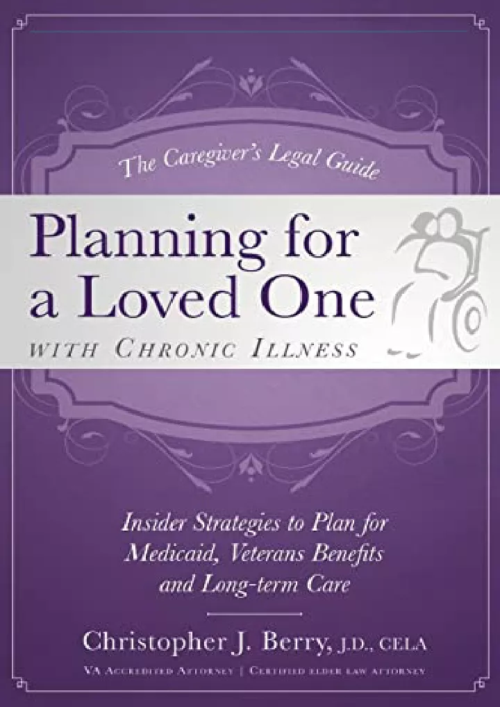 the caregiver s legal guide planning for a loved