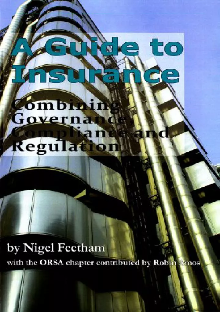 a guide to insurance combining governance