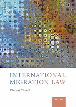 PDF BOOK DOWNLOAD International Migration Law bestseller