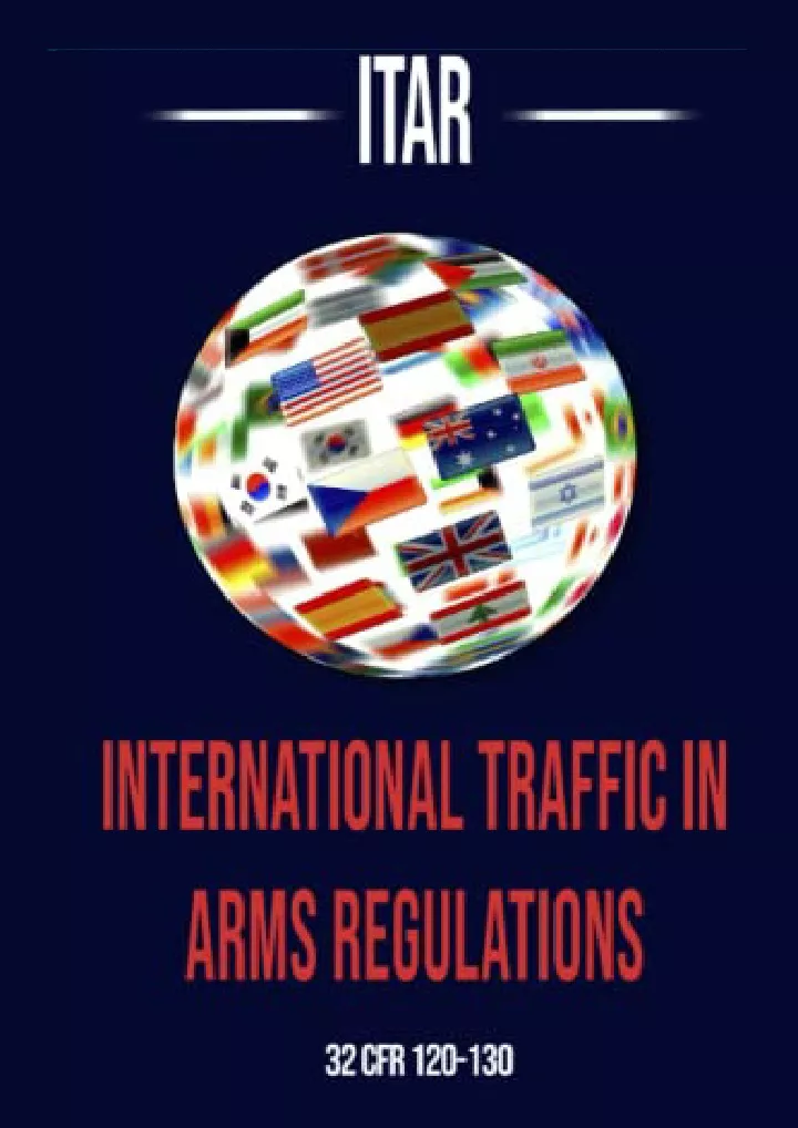itar international traffic in arms regulation