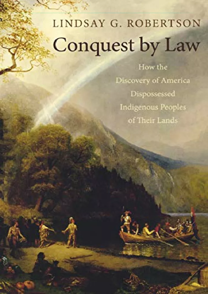 conquest by law how the discovery of america