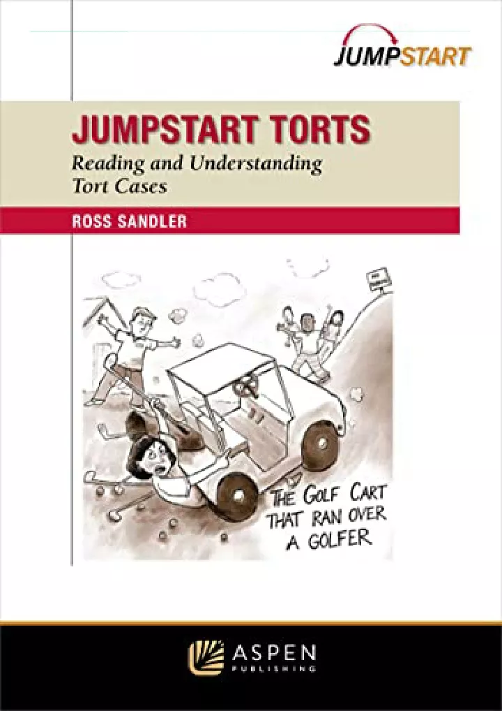jumpstart torts reading and understanding torts