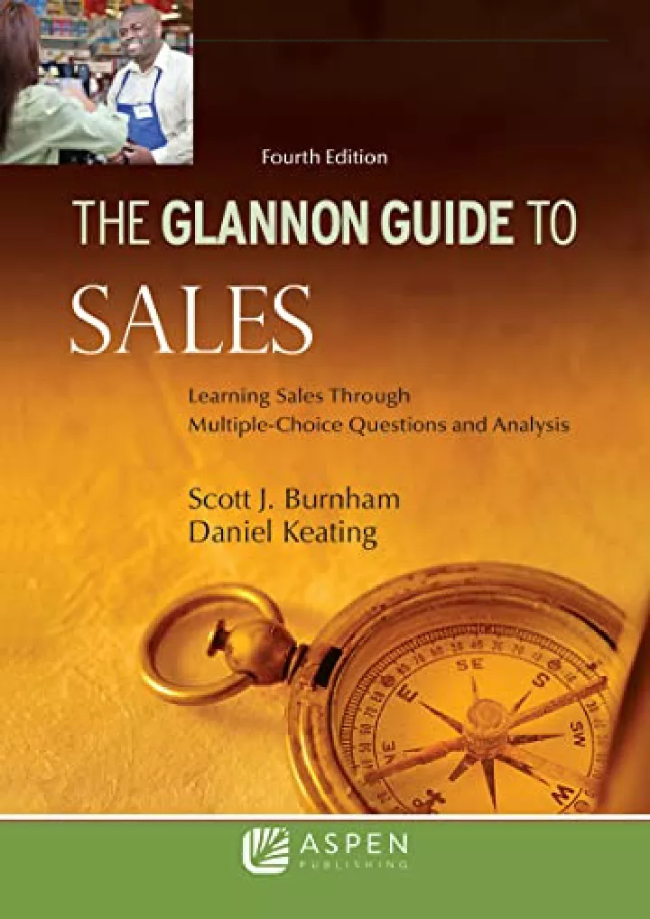 glannon guide to sales learning sales through
