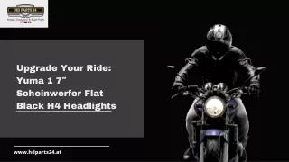 Upgrade Your Ride: Yuma 1 7″ Scheinwerfer Flat Black H4 Headlights