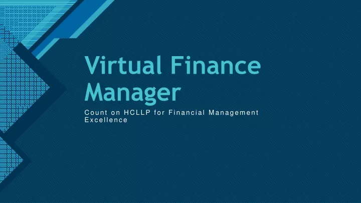 virtual finance manager