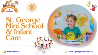 Day Care Center North York | St. George Mini School