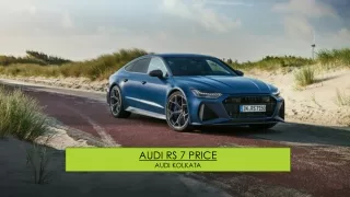 audi rs 7 price audi kolkata