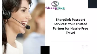 SharpLink Passport Services - Your Gateway to Seamless International Travel