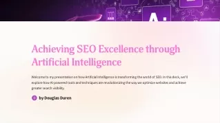 Achieving-SEO-Excellence-through-Artificial-Intelligence by Douglas Duren