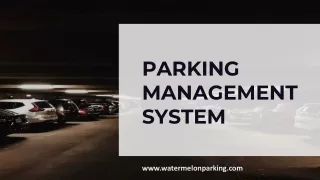 Parking Management System