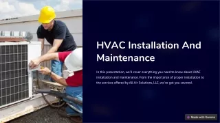 HVAC-Installation-And-Maintenance