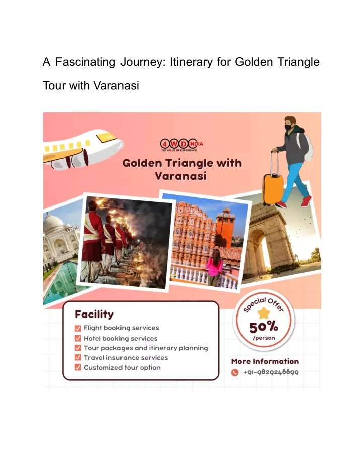 a fascinating journey itinerary for golden