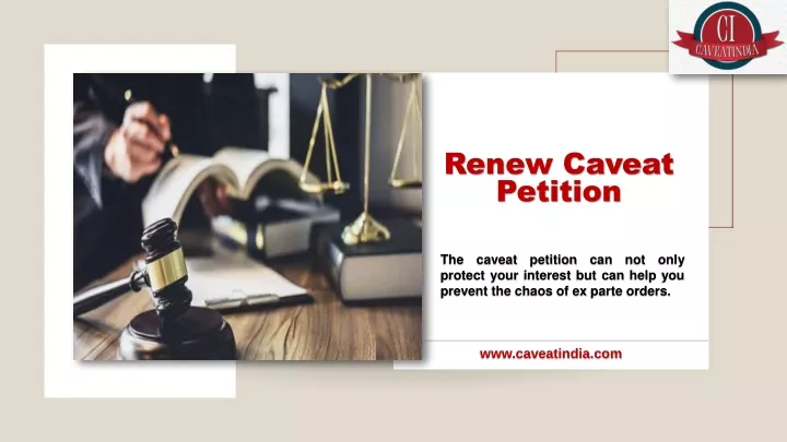renew caveat petition
