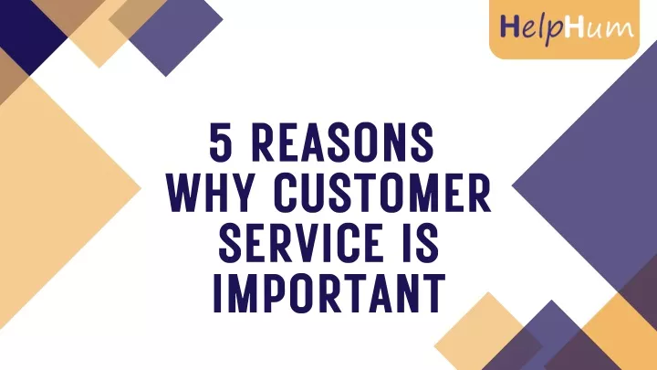 5 reasons why customer service is important