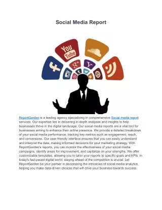 social media report