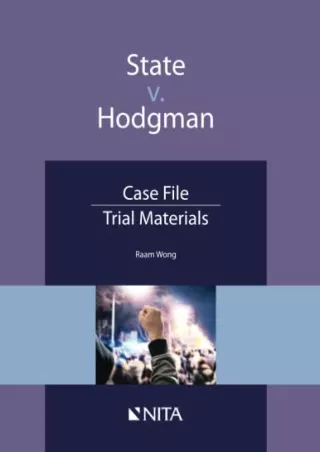 Read online  State v. Hodgman: Case File, Trial Materials (NITA)