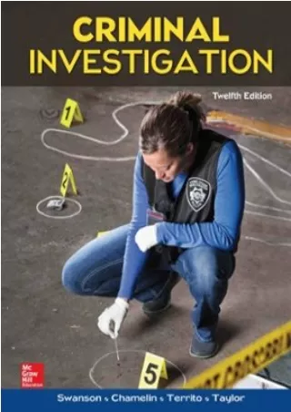 Pdf Ebook Criminal Investigation