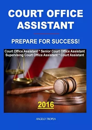 get [PDF] Download Court Office Assistant