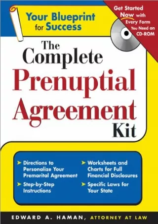 [Ebook] The Complete Prenuptial Agreement Kit (Book & CD-ROM) (Write Your Own