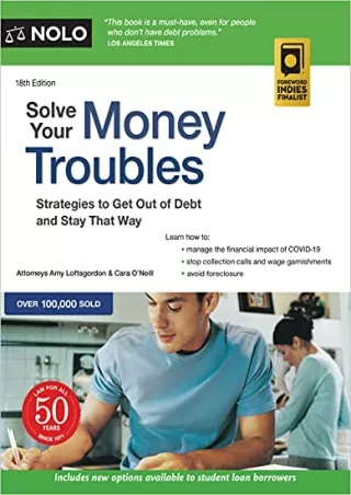 Full Pdf Solve Your Money Troubles: Strategies to Get Out of Debt and Stay That Way