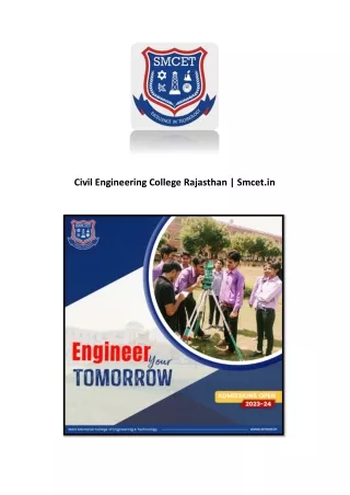 Civil Engineering College Rajasthan