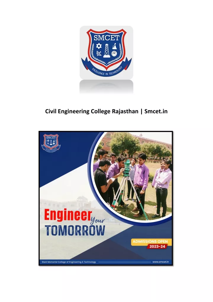 civil engineering college rajasthan smcet in