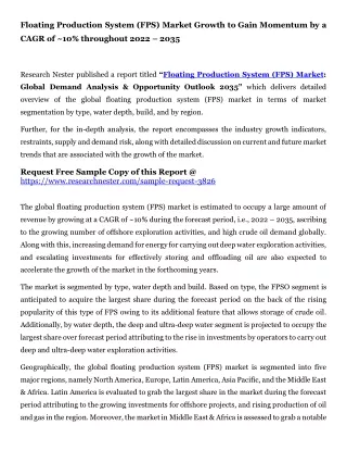 Floating Production System (FPS) Market