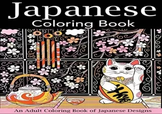Read ebook [PDF] Japanese Coloring Book (Japan Coloring Book)