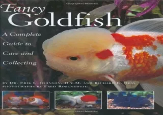 Read ebook [PDF] Fancy Goldfish: Complete Guide To Care And Collecting