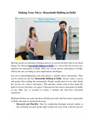 making your move household shifting in delhi
