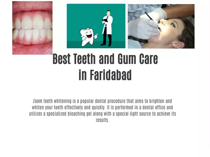 best teeth and gum care in faridabad