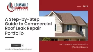 A Step-by-Step Guide to Commercial Roof Leak Repair