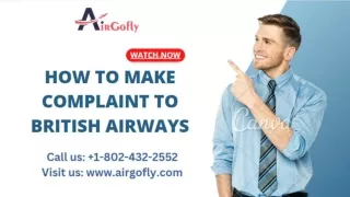 How do i make Complaint to British Airways