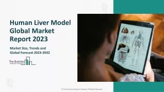 Human Liver Model Market 2023 - CAGR Status, Major Players, Forecasts 2032