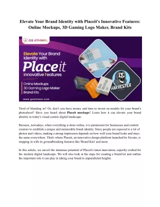 Elevate Your Brand Identity with Placeit's Innovative Features