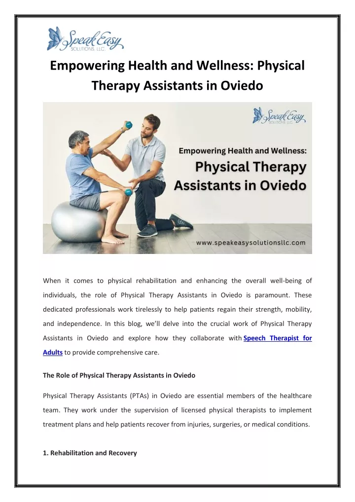 empowering health and wellness physical therapy