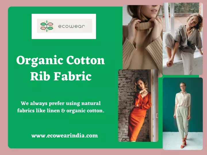 organic cotton rib fabric