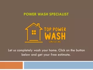 Top Power Wash Services - Concrete Pressure Washing Experts