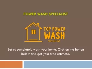 Top Power Wash Services - Expert Windows Cleaning Service